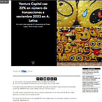 Venture Capital cae 32% en nmero de transacciones a noviembre 2023 en A. Latina
